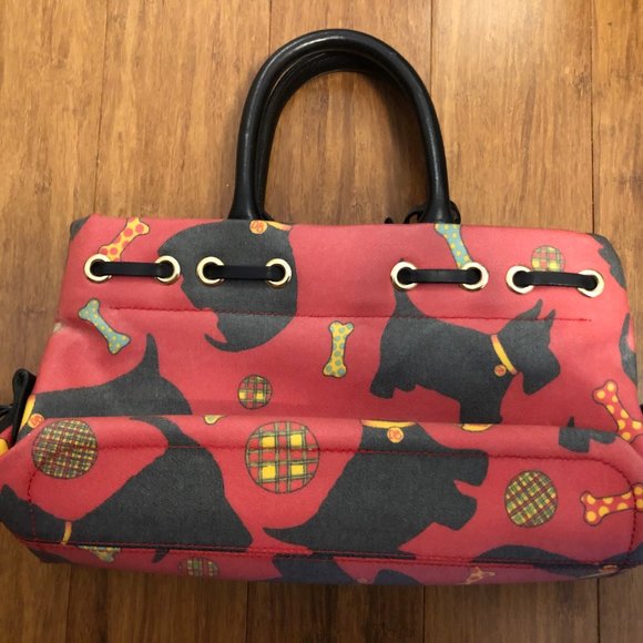 Dooney & Bourke Red Scottie Tassel Tote purse crossbody handbag/pocketbook—NWOT - Picture 3 of 7